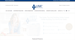 Desktop Screenshot of linxdrinkingwater.com